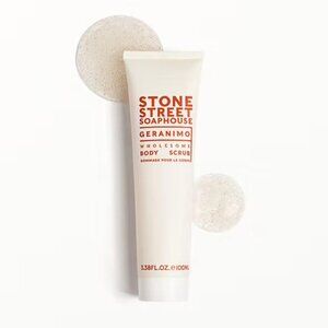 NWT STONE STREET SOAPHOUSE Geranimo Wholesome Body Scrub